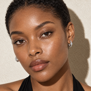 Yael Solitaire Huggie Hoop Earring