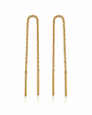 Threaded Chain Earring