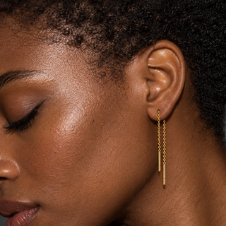 Threaded Chain Earring