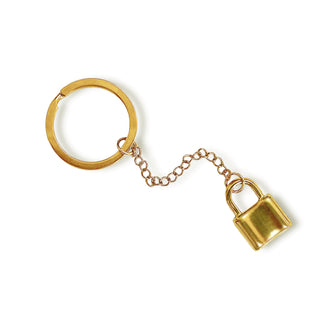 Lock Charm Keychain