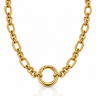 Circle Clasp Chain Necklace