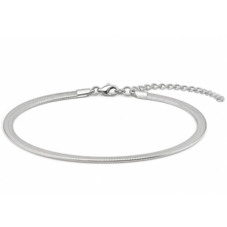 Nic Herringbone Chain Anklet