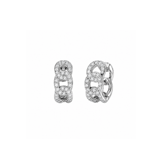 Anika Chain Huggie Hoop Earring