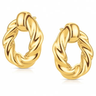 Colter Twist Knocker Earring