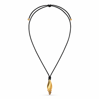 Amaya Oversized Shell Cord Necklace