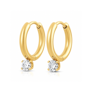 Studded Mini Hoop Earring