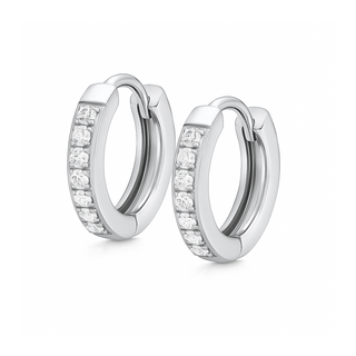 Tinsley Huggie Hoop Earring