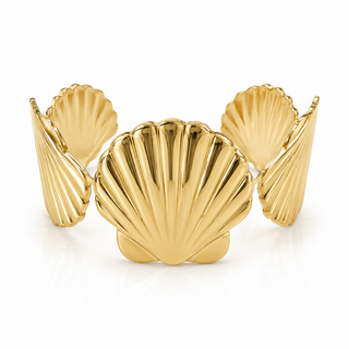 Shell Cuff Bangle Bracelet