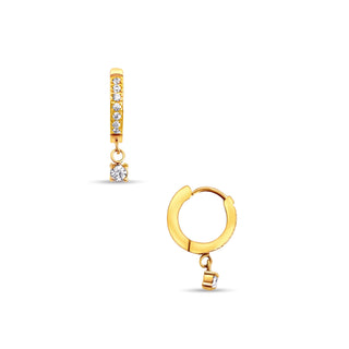 Alessia Huggie Hoop Earring