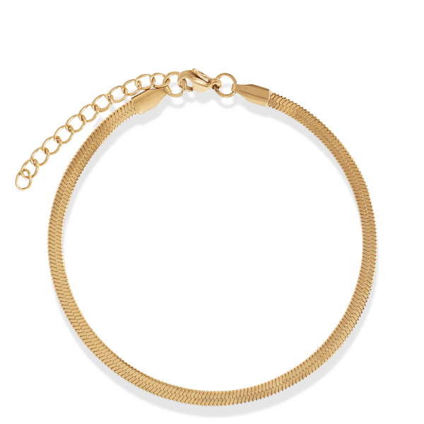 Ellie Vail - Nic Herringbone Chain Bracelet