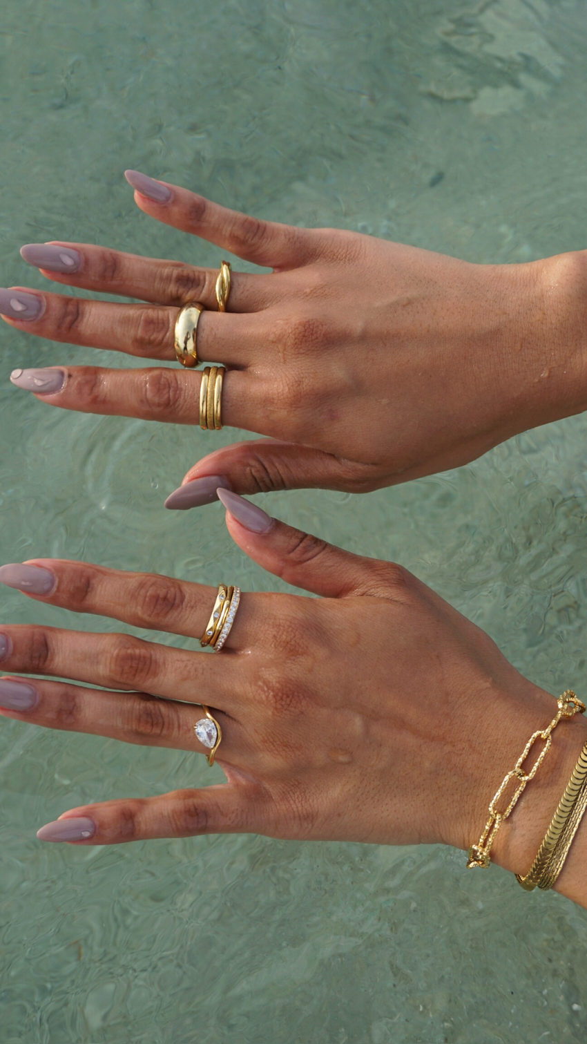 Ellie Vail Libby Shell Ring main image 0