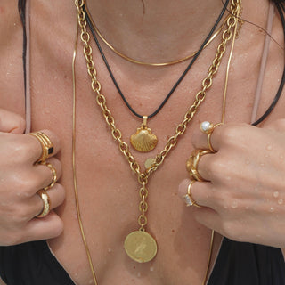 Ellie Vail - Odette Coin Chain Necklace