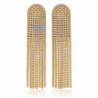 Pavé Tassel Earrings