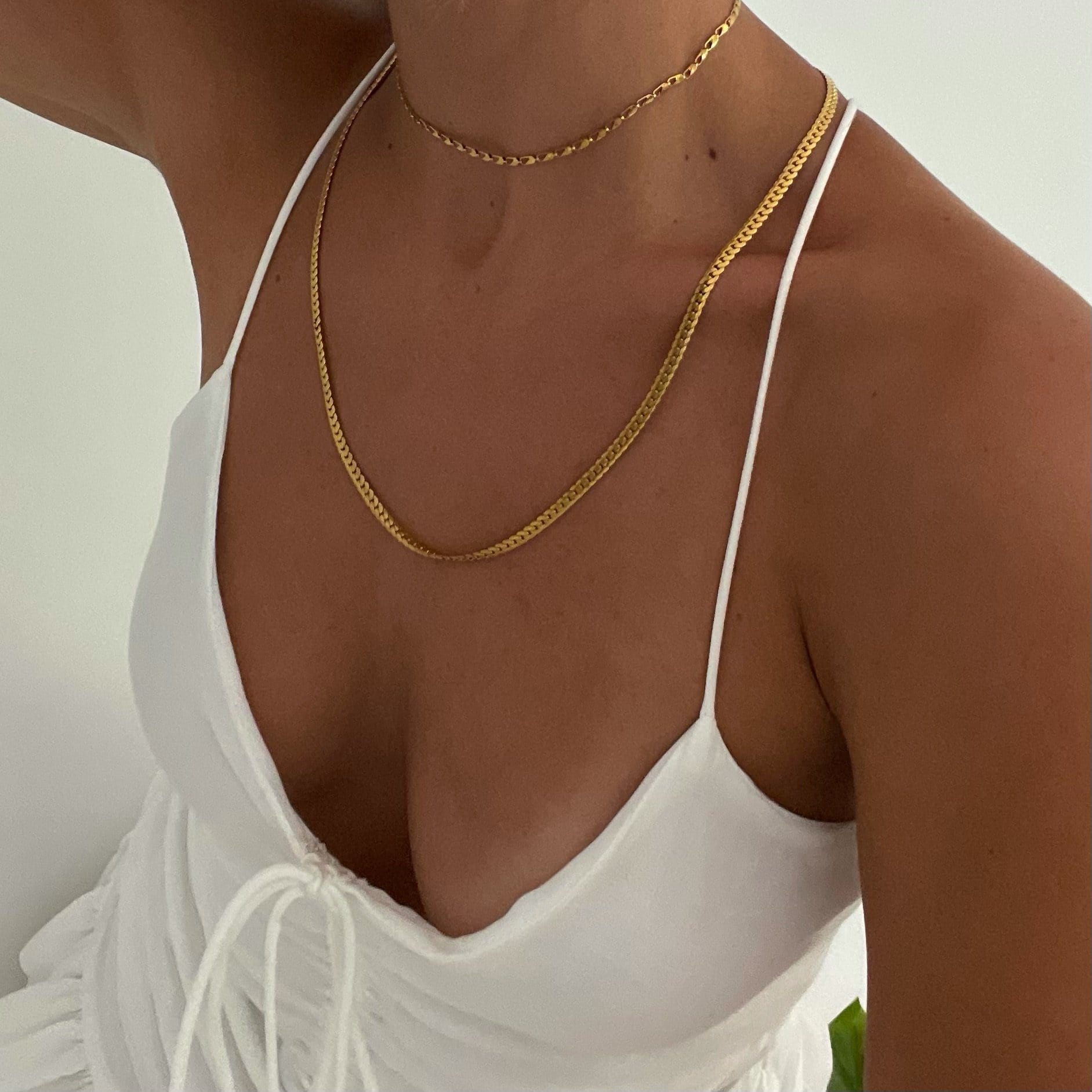 Ellie Vail - Emery Dainty Choker Chain Necklace