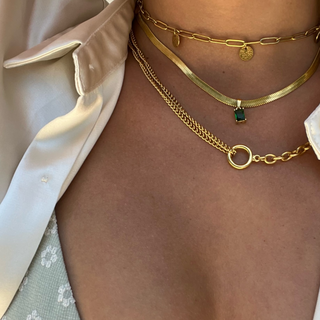 Ellie Vail - Jasper Multi Chain Necklace