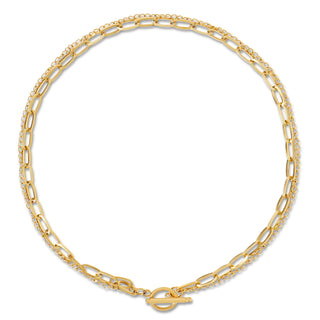 Ellie Vail - Arden Double Chain Toggle Necklace
