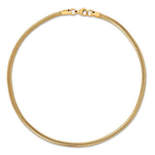 Ellie Vail Candice Round Snake Chain Necklace