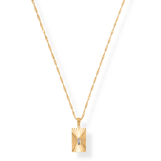 Ellie Vail Fatima Tag Necklace