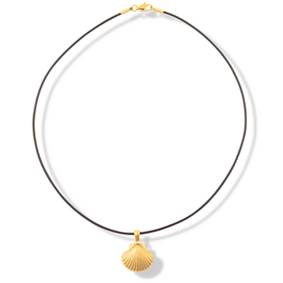 Ellie Vail - Harbor Shell Pendant Cord Necklace