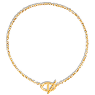 Ellie Vail Raya Anchor Toggle Chain Necklace