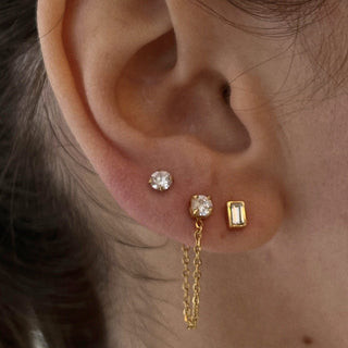 Ellie Vail - Sloane Chain Stud Earring