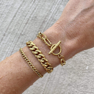 Ellie Vail - Arden Double Chain Toggle Bracelet