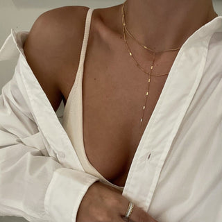 Ellie Vail - Camilla Dainty Lariat Chain Necklace
